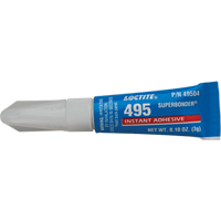 495 Super Bonder&reg; Instant Adhesive, Clear, Tube, 3 g Oxymax Inc