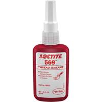 569 Hydraulic Thread Sealant, Bottle, 50 ml, -54° C - 149° C/-65° F - 300° F Oxymax Inc