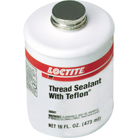 Thread Sealant with PTFE, Brush-Top Can, 473 ml, -51° C - 149° C/-59.8° F - 300.2° F Oxymax Inc