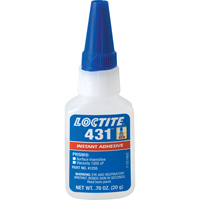 431 Surface Insensitive Instant Adhesive, Clear, Bottle, 20 g Oxymax Inc