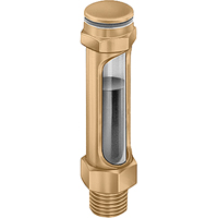 Brass Liquid Level Gauges - Straight, Threaded, 14-1/4" L, 225°F (107.22° C) Oxymax Inc