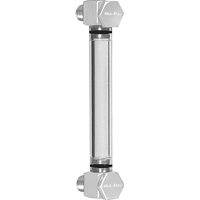 Indicateur de niveau &agrave; liquide en Rond Nylon, Filet&eacute;, 5" lo, 205°F (96,11° C) Oxymax Inc