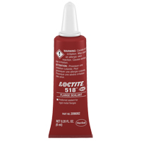 Scellant &agrave; collerettes 518, Tube, Rouge Oxymax Inc