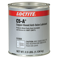 Loctite<sup>®</sup> 8008 C5-A Copper Anti-Seize Lubricant, 2.5 lbs., Can, 1800°F (982°C) Max Temp. AF272 | Oxymax Inc
