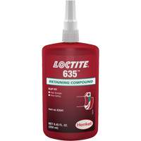 Composé de retenue Loctite<sup>MD</sup> 635, 250 ml, Bouteille, Vert AF309 | Oxymax Inc