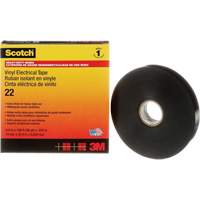 Ruban isolant en vinyle Scotch, 19 mm (3/4") x 33 m (108'), Noir, 10 mils Oxymax Inc