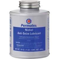 Nickel Anti-Seize Lubricant, Brush Top Can, 2400°F (1316°C) Max. Temp. AH102 | Oxymax Inc