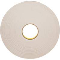 Ruban double face en mousse, 66 m (216') lo x 12,7 mm (1/2") la, 31 mils, Poly&eacute;thyl&egrave;ne Oxymax Inc