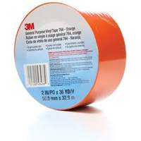 Ruban en vinyle pour travaux g&eacute;n&eacute;raux 764, 50,8 mm (2") la x 32,9 m (108') lo, 5 mils, Orange Oxymax Inc