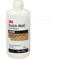 Colle instantan&eacute;e Scotch-Weld, Transparent, Bouteille, 1 lb Oxymax Inc