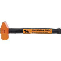 UCP-316 Super Heavy-Duty Indestructible Handle Cross Pein Hammer, 3 lbs. Head Weight, Plain Face, Solid Steel Handle Oxymax Inc