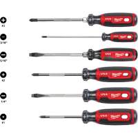Cushion Grip Screwdriver Set, 6 Pcs. Oxymax Inc