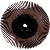 Brosses radiales bristle pour meuleuses d'&eacute;tabli, Grain 36X, 6" dia. Oxymax Inc