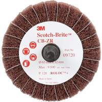 Disque combin&eacute; Scotch-Brite, 2-1/2" dia., Grain 120, Oxyde d'aluminium Oxymax Inc