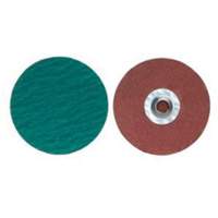 Quick-Change Cloth Disc, 4" Dia., 120 Grit, Zirconium Oxymax Inc