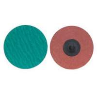 Quick-Change Cloth Disc, 1" Dia., 80 Grit, Zirconium Oxymax Inc