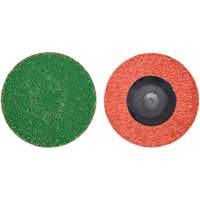 Zirc Plus Quick-Change Cloth Disc, 2" Dia., 40 Grit, Zirconia Alumina Oxymax Inc