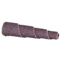 Cartouche de bande abrasive conique ALO, 60 Grain, 3/4" dia., Oxyde d'aluminium, 1-1/2" lo, 3/16" Dimension de l'arbre Oxymax Inc