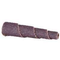 Cartouche de bande abrasive conique ALO, 60 Grain, 1" dia., Oxyde d'aluminium, 2" lo, 3/16" Dimension de l'arbre Oxymax Inc