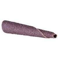 Cartouche de bande abrasive conique ALO, 120 Grain, 5/16" dia., Oxyde d'aluminium, 1-1/2" lo, 1/4" Dimension de l'arbre Oxymax Inc