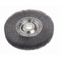 Brosses rotatives &agrave; fils cr&ecirc;p&eacute;s - Face large, 6" dia., Fils 0,0118", Arbre 2" Oxymax Inc