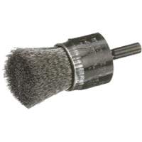Brosse mont&eacute;e &agrave; fils ondul&eacute;s, 1", Fils 0,006" Oxymax Inc