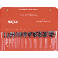 Ensemble de brosses internes &agrave; fils m&eacute;talliques ondul&eacute;s HeliTuf Oxymax Inc