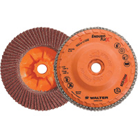 Disque &agrave; lamelles Enduro-Flex, 4-1/2" x 5/8"-11, Type 27, Grain 40, Alumine de zirconium Oxymax Inc