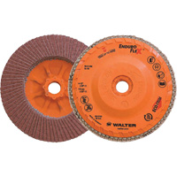 Disque &agrave; lamelles Enduro-Flex, 4-1/2" x 5/8"-11, Type 27, Grain 60, Alumine de zirconium Oxymax Inc