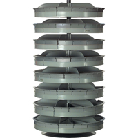 Rotabin&reg; Storage Units, 500 lbs. Capacity per Level, 8 Level, 66" H x 34" Dia. Oxymax Inc