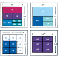 StakPak Plus 4845 System Containers, 15" W x 24" D x 14.5" H, Royal Blue Oxymax Inc