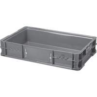 StakPak Plus 4845 System Containers, 15" W x 24" D x 5" H, Grey Oxymax Inc