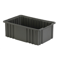 Divider Box, Polyethylene, 15.5" W x 9.9" D x 6" H, Grey Oxymax Inc
