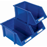 Stack & Hang Bin, 4-13/16" W x 3-3/16" H x 7-1/8" D, Blue Oxymax Inc