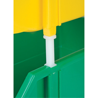 Stack & Hang Bin, 5-7/8" W x 4-11/16" H x 9-13/16" D, Yellow Oxymax Inc