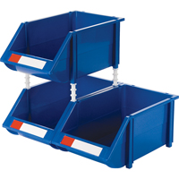 Stack & Hang Bin, 8-3/16" W x 6-3/16" H x 14" D, Blue Oxymax Inc