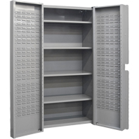 Deep Door Combination Cabinets, 38" W x 24" D x 72" H, Grey Oxymax Inc