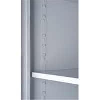 Deep Door Combination Cabinets, 38" W x 24" D x 72" H, Grey Oxymax Inc