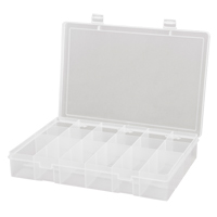 Boîtes &agrave; compartiments compactes en polypropyl&egrave;ne, 13-1/8" la x 9" p x 2-5/16" h, 18 compartiments Oxymax Inc