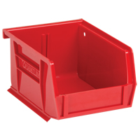 Ultra Stack & Hang Bin, 4-1/8" W x 3" H x 5-3/8" D, Red Oxymax Inc