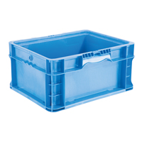 StakPak Plus 4845 System Containers, 15" W x 12" D x 7.5" H, Royal Blue Oxymax Inc