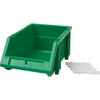 Stack & Hang Bin, 4-13/16" W x 3-3/16" H x 7-1/8" D, Green Oxymax Inc