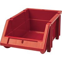 Stack & Hang Bin, 4-13/16" W x 3-3/16" H x 7-1/8" D, Red Oxymax Inc
