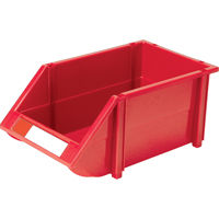 Stack & Hang Bin, 8-3/16" W x 6-3/16" H x 14" D, Red Oxymax Inc