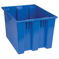 Stack & Nest Totes, 13" x 19.5" x 15.5", Blue Oxymax Inc