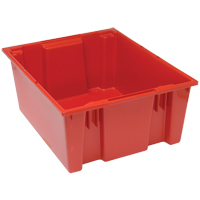 Contenants Stack & Nest, 10" x 23,5" x 19,5", Rouge Oxymax Inc