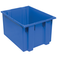 Contenants Stack & Nest, 13" x 23,5" x 19,5", Bleu Oxymax Inc