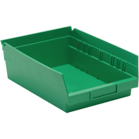 Bacs pour tablette, 8-3/8" la x 4" H x 11-5/8" p, Vert, Capacit&eacute; 30 lb Oxymax Inc