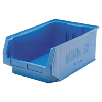 MAGNUM Bin, 7-7/8" H x 12-3/8" W x 19-3/4" D, 150 lbs. Capacity, Black Oxymax Inc