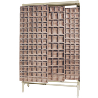 Syst&egrave;me de stockage &agrave; glissi&egrave;re &agrave; bacs basculants autonome, 48" la x 18" p x 77" h, 303 tiroirs Oxymax Inc